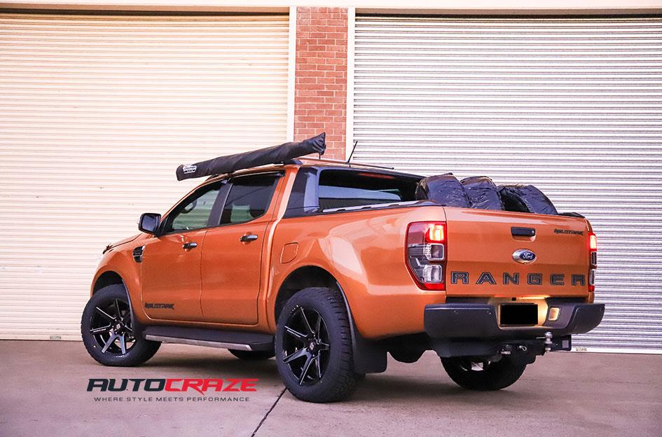FORD RANGER AVALANCHE GLOSS BLACK MILLED ACCENTS